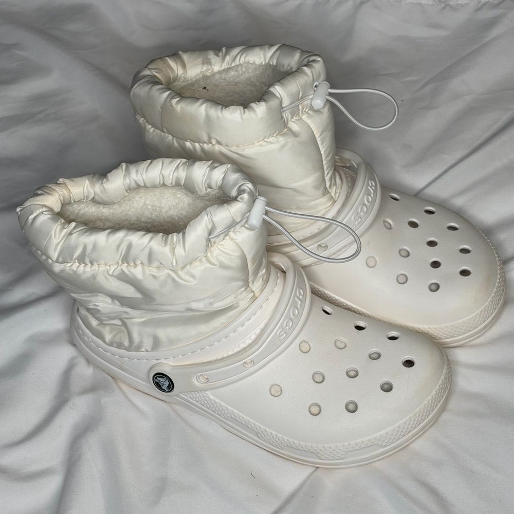 CROCS White Snow Boots